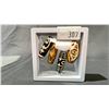 Image 1 : COLLECTION OF FOUR 'HEAVENLY EYES' DZI BEADS IN CASE