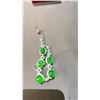 Image 2 : BURMESE SPINACH GREEN JADEITE BRACELET & RING