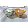 Image 1 : PAIR OF MOTTLED GLAZED WINE CUPS