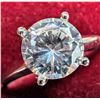 Image 2 : 14K WHITE GOLD 2G 1.8CT MOISSANITE  RING (~SIZE 5.5)