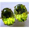 Image 1 : SILVER PERIDOT 1.5CT  EARRINGS