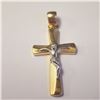 Image 1 : 18K YELLOW GOLD 3.43G CROSS  PENDANT