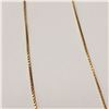 Image 2 : 14K YELLOW GOLD 1.26G 18"  NECKLACE