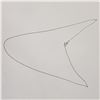 Image 1 : 10K WHITE GOLD 0.33G 16"  NECKLACE
