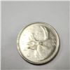 Image 2 : SILVER CANADIAN 25CENT 1965 5.8G  COIN