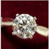 Image 2 : 14K WHITE GOLD 2.4G LAB DIAMOND 1.3CT  RING (~SIZE 6)