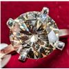 Image 2 : 14K WHITE GOLD 2.4G LAB DIAMOND 1.6CT  RING (~SIZE 6)