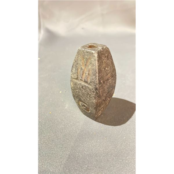 DARK MAGNETIC ASTROID DZI BEAD