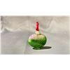 Image 1 : LAVENDER & GREEN JADEITE SNUFF BOTTLE WITH CORAL TOP