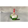 Image 2 : LAVENDER & GREEN JADEITE SNUFF BOTTLE WITH CORAL TOP