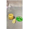 Image 1 : 3 WHITE & GREEN JADEITE ORNAMENTS