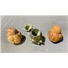 Image 2 : 3 COPPER & WOOD ORNAMENTS