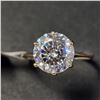 Image 1 : 10K YELLOW GOLD 2.29G LASER CUT WHITE MOISSANITE TEST LIKE DIAMOND LOOKS BETTER(2.42CT)  RING (~S...