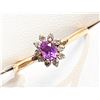 Image 2 : 10K YELLOW GOLD DIAMOND(0.1CT) ESTATE JEWELRY  RING