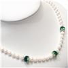 Image 2 : 14K WHITE GOLD CULTURED PEARL  NECKLACE