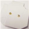 Image 2 : 14K YELLOW GOLD DIAMOND AND MOTHER OF PEARL 2IN1(0.08CT)  EARRINGS