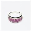 Image 2 : SILVER RUBY (1.35CT) RHODIUM PLATED RING (~SIZE 7) (~WEIGHT 3.64G)