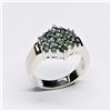 Image 1 : SILVER BLUE SAPPHIRE(2.9CT) RHODIUM PLATED RING (~SIZE 7) (~WEIGHT 5.84G)