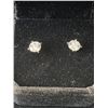 Image 2 : 14K GOLD PLATED 1.0 CARAT ROUND BRILLIANT CUT LAB-CREATED ZIRCON STUD EARRINGS