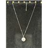 Image 2 : 925S 5.0 CARAT MOISSANITE SUNFLOWER NECKLACE, MOUNTED IN 925 STERLING SILVER WITH WHITE