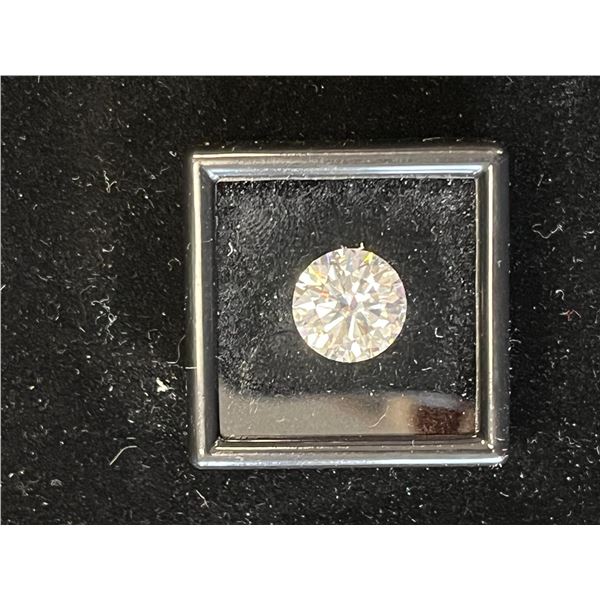 4.0 CARAT MOISSANITE, ROUND BRILLIANT CUT - D - VVS1, (TESTES AS DIAMOND)