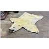 Image 2 : POLAR BEAR RUG WITH PAPERS APPROX 91" FROM NOSE TO TAIL