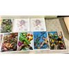 Image 3 : LOT OF 10 ASSORTED MARVEL & STAR TREK PRINTS & 2 THE FAERIES STICKERS