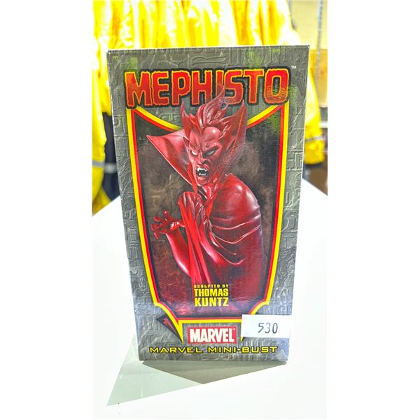 BOWEN DESIGNS MARVEL LIMITED EDITION (1529/2000) MEPHISTO MINI-BUST 6" TALL