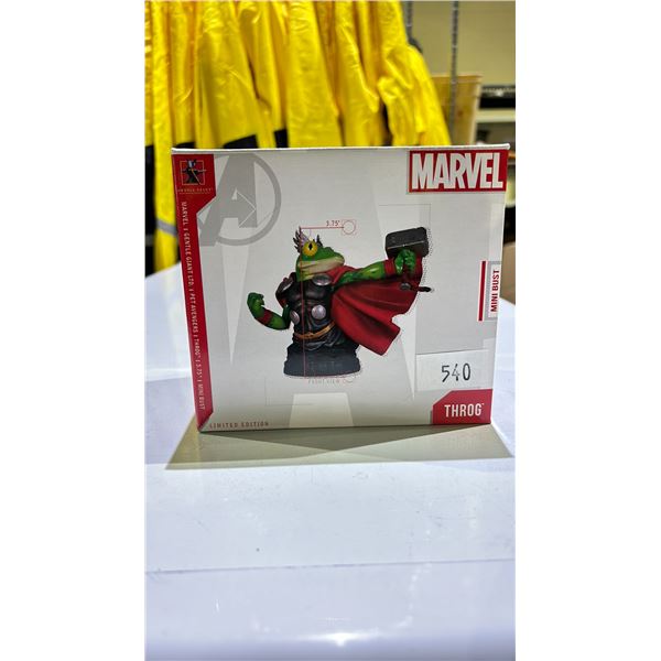 GENTLE GIANT MARVEL LIMITED EDITION (75/1000) THROG MINI-BUST 3.75  TALL