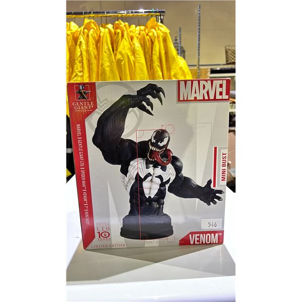 GENTLE GIANT MARVEL LIMITED EDITION (376/1400) VENOM MINI-BUST 7  TALL