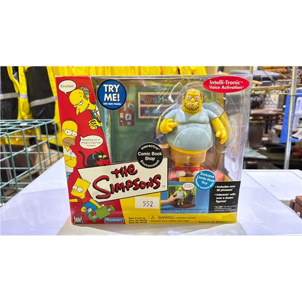 PLAYMATES THE SIMPSONS INTERACTIVE COMIC BOOK SHOP ENVIRONMENT