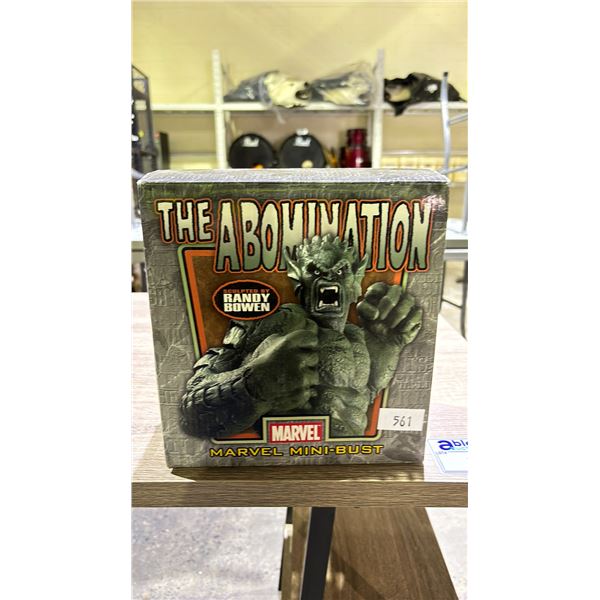 BOWEN DESIGNS MARVEL LIMITED EDITION (1708/2000) THE ABOMINATION MINI-BUST 6  TALL