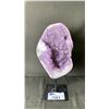 Image 1 : 17" X 9" AMETHYST WITH INCLUSIONS ON STAND RETAIL $ 3500