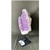 Image 2 : 17" X 9" AMETHYST WITH INCLUSIONS ON STAND RETAIL $ 3500