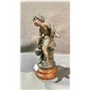 Image 2 : LA SOURCE PAR MOREAU SPELTER SCULPTURE 10" TALL (REPAIRED)