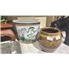 Image 2 : LOT OF ASSORTED VINTAGE ITEMS INCLUDING; VASES, GAVEL, PARASOL & MORE