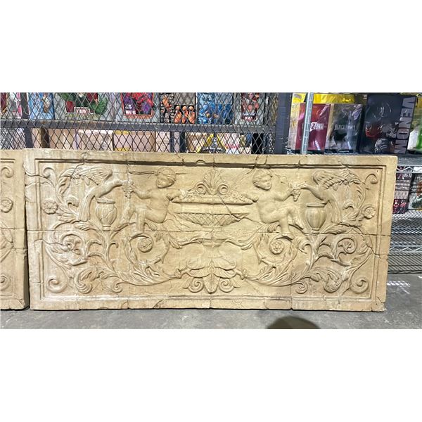 RESIN CHERUB ARTWORK 52" X 23"