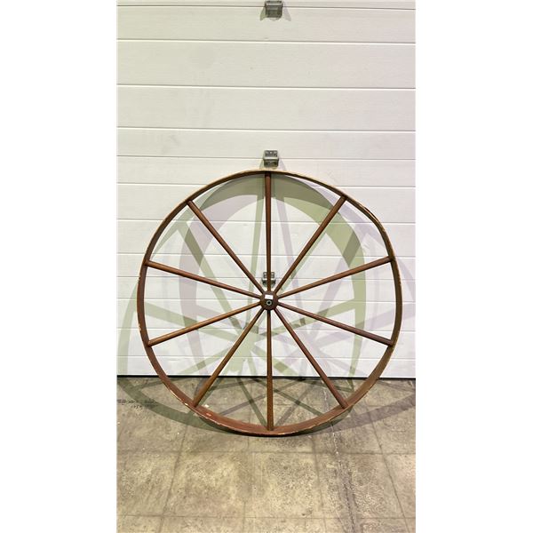 ANTIQUE SPINNING WHEEL 48"