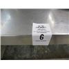 Image 2 : S/S 8' Table w/#10 Can Opener and Undershelf
