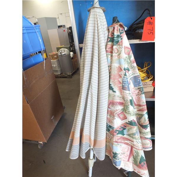 2 Patio Umbrellas