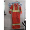 Image 1 : XL Orange Reflective Summer Coveralls