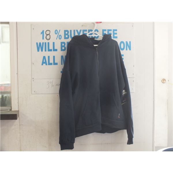 4XL Blue Work Hoodie