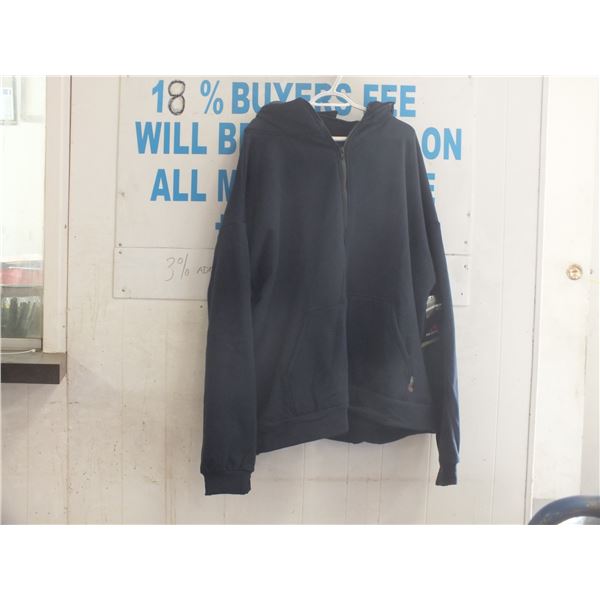 4XL Blue Work Hoodie