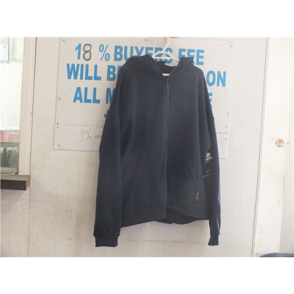 4XL Blue Work Hoodie