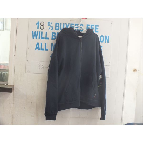 4XL Blue Work Hoodie