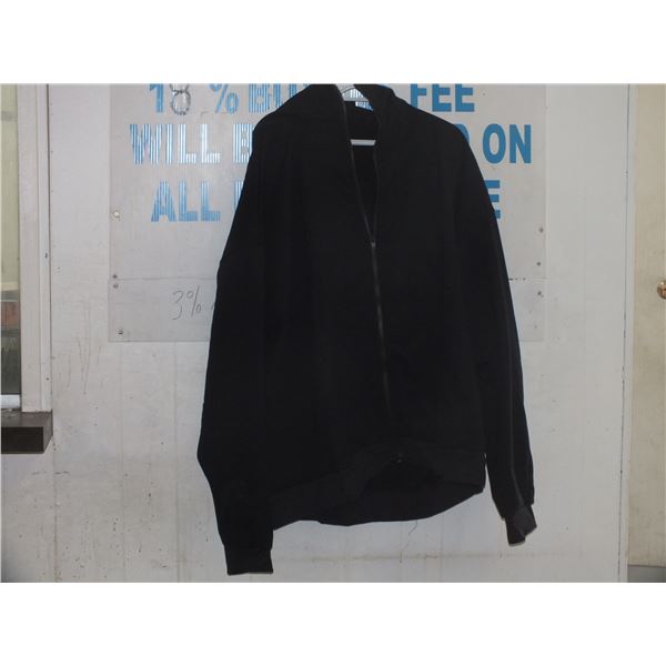 4XL Black Work Hoodie