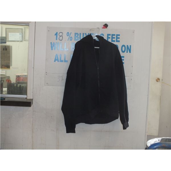 4XL Black Work Hoodie