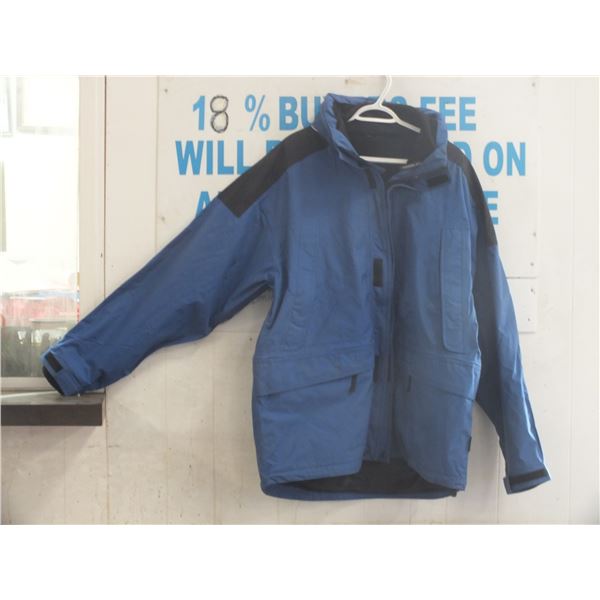2XL Blue Winter Coat