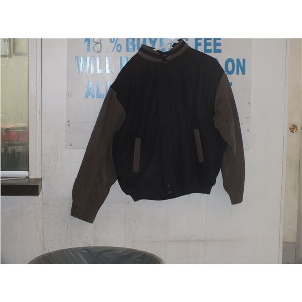 Large Black & Brown Jacket