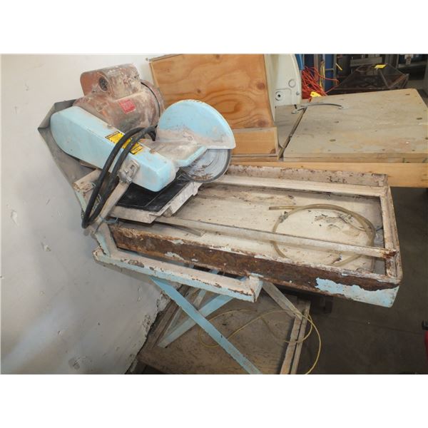 Tile Saw On Cart